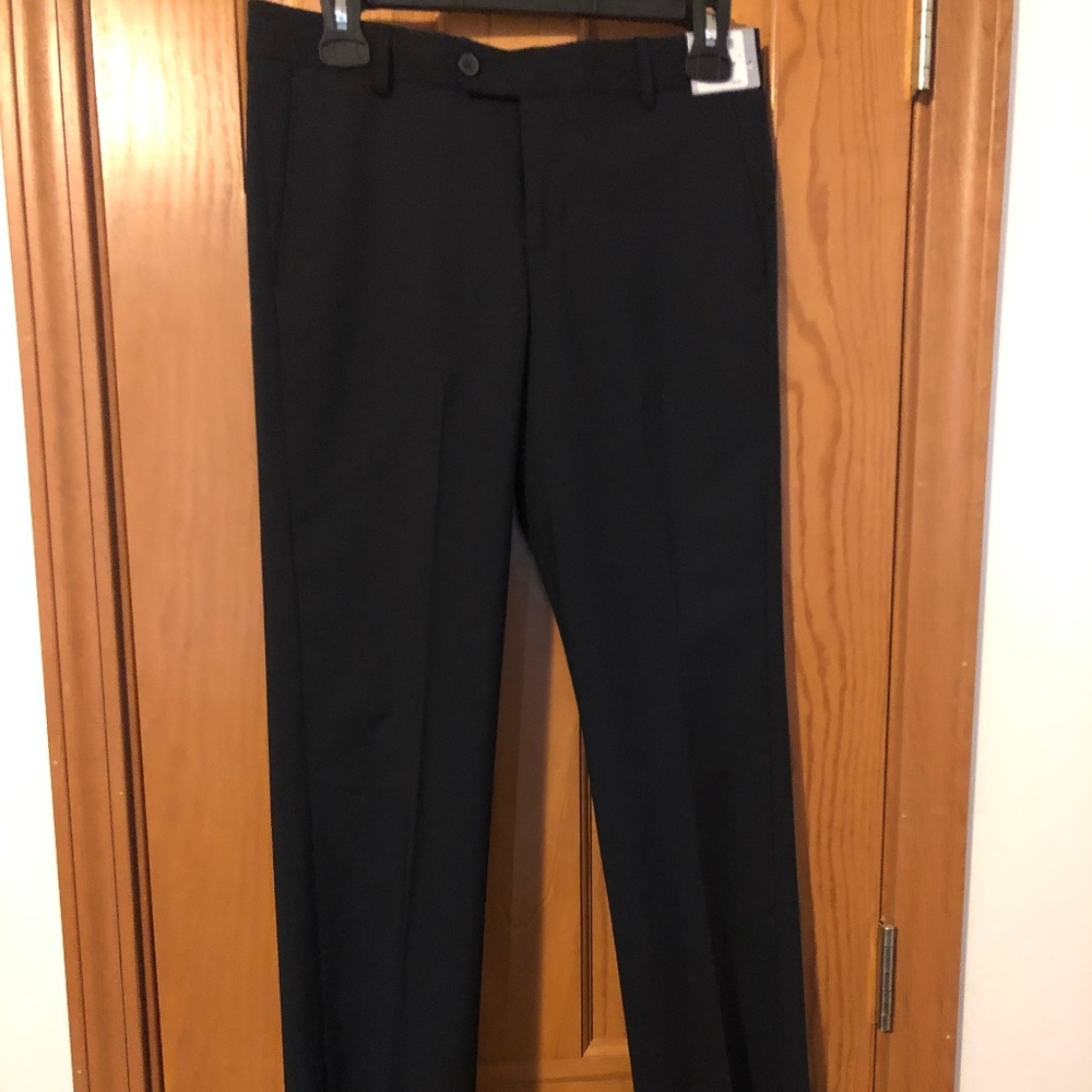 Nordstrom Brand Boy's Black Trousers (14)